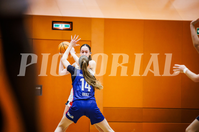 Basketball, SLWU19 Basketball Damen Superliga 2024/25, Vienna Timberwolves, DBB LZ OÖ, 