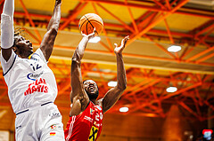 Basketball, win2day Basketball Superliga 2024/25, Grunddurchgang Runde 3, BBC Nord Dragonz, Flyers Wels, Damion Rosser (2)