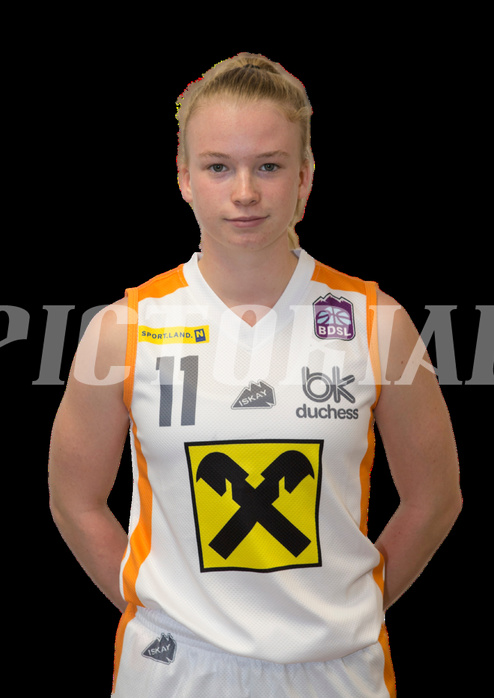 Basketball Damen Superliga 2021/22 Portraisfotos Klosterneuburg Duchess