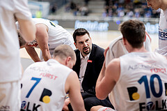 Basketball, Basketball Superliga 2022/23, Platzierungsrunde 10, Oberwart Gunners, Klosterneuburg Dukes, Horst Leitner (Coach)