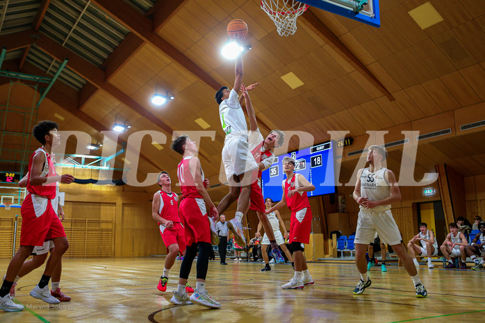 26.11.2024 Österreichischer Basketballverband 2024/25, SLMU19 Basket Flames vs. Mattersburg Rocks