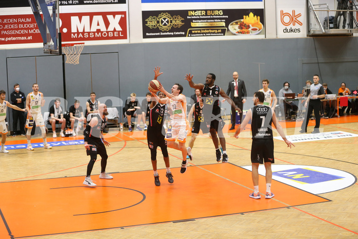 Basketball Superliga 20120/21, Grunddurchgang 9.Runde Klosterneuburg Dukes vs. Flyers Wels