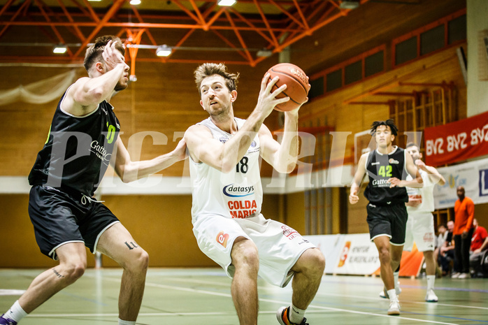 Basketball, Basketball Zweite Liga, Grunddurchgang 13.Runde, BBC Nord Dragonz, Basket Flames, Jordan David Roberts (18)