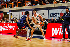 Basketball, win2day Basketball Superliga 2024/25, Grunddurchgang Runde 2, BBC Nord Dragonz, Klosterneuburg Dukes, Lennart Burgemeister (10)