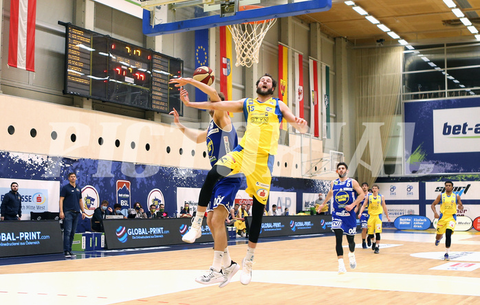 Basketball Superliga 20120/21, Grunddurchgang 17.Runde SKN St.Pölten vs. Gmunden Swans


