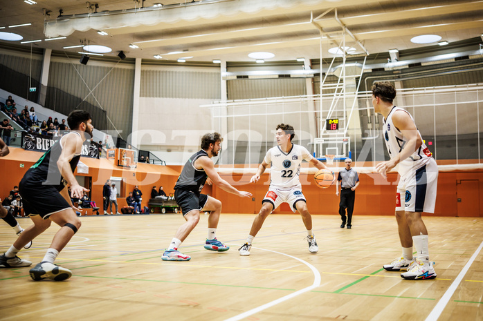 Basketball, Basketball Zweite Liga 2024/25, Grunddurchgang 4.Runde, Vienna Timberwolves, UDW Alligators, Daniele Kuchar (22)