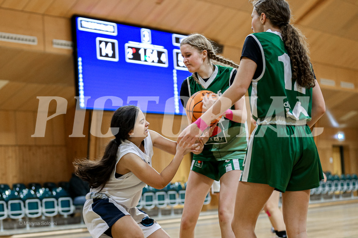 09.03.2025 Österreichischer Basketballverband 2024/25, SLWU16 Vienna Timberwolves vs. UBI Graz