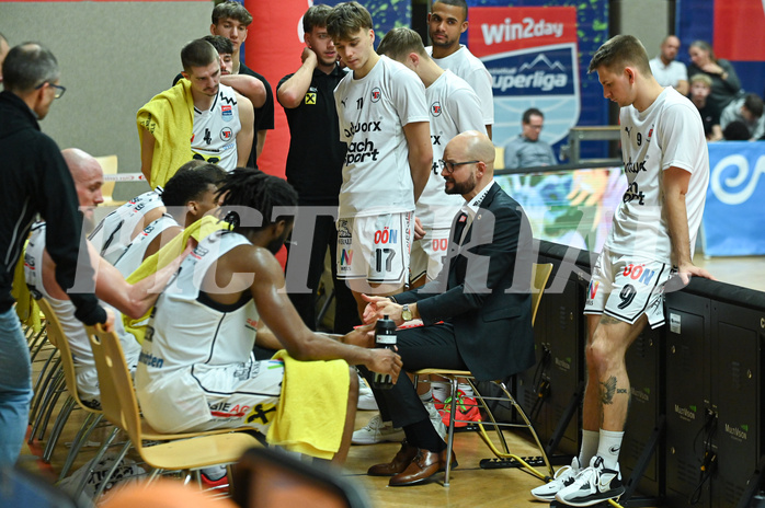 Basketball, Superliga 2024/25, Grunddurchgang 17.Runde, Flyers Wels vs. BBC Nord Dragonz,
