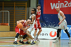 Basketball, Superliga 2023/24, Grunddurchgang 20. Runde, Flyers Wels vs. BC Vienna,
