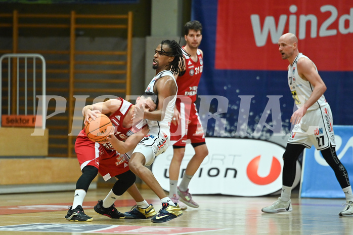 Basketball, Superliga 2023/24, Grunddurchgang 20. Runde, Flyers Wels vs. BC Vienna,