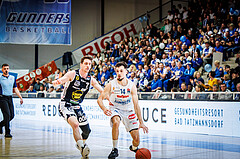 Basketball, Basketball Austria Cup 2022/23, Halbfinale 1, Oberwart Gunners, Gmunden Swans, Derek Hanes (14)
