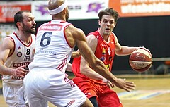 Basketball ABL 2016/17, Playoff VF Spiel 1 BC Vienna vs. WBC Wels


