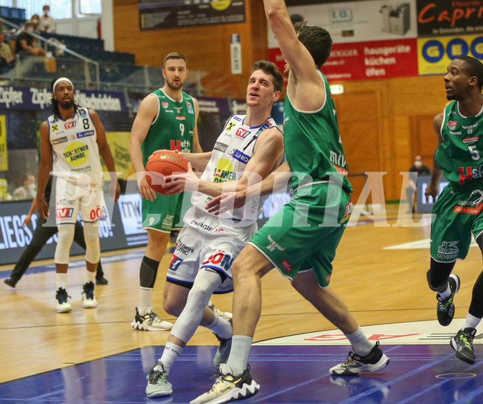 Basketball Superliga 2021/22, 4.Plazierungsrunde Gmunden Swans vs. Kapfenberg Bulls


