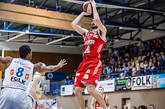 Basketball, Admiral Basketball Superliga 2019/20, Grunddurchgang 14.Runde, Oberwart Gunners, BC Vienna, Anton Shoutvin (10)