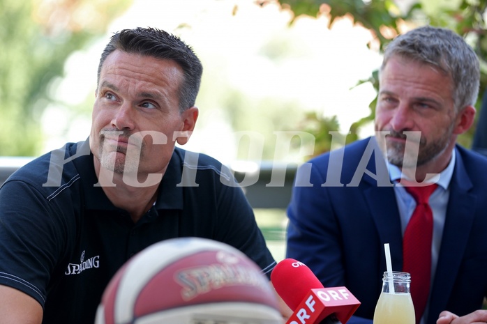 Basketball ÖBV 2019, Pressekonferenz  vs. 


