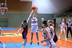 20.03.2024, Graz, Unionhalle A, Basketball Damen Superliga 2023/24, Semifinale, UBSC-DBBC Graz - SKN St. Pölten Frauen,  