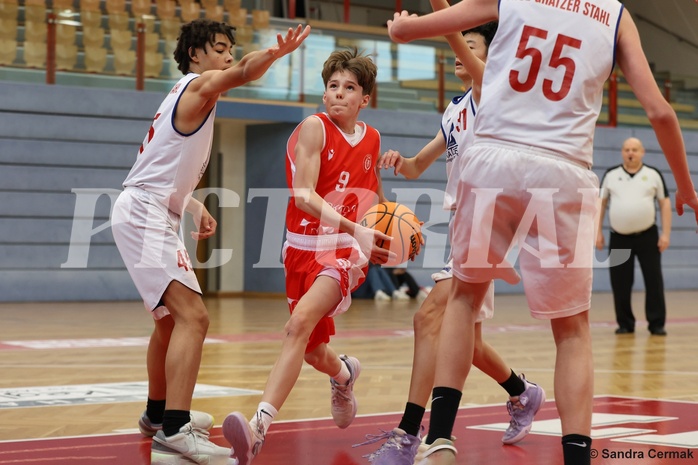 Basketball Superliga 2024/25, SLMU14 Traiskirchen Lions Academy vs. ATSE Graz



