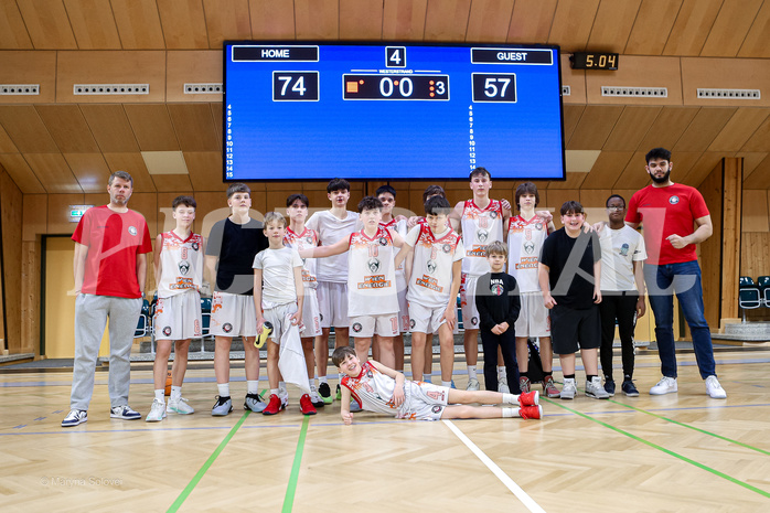 05.04.2025 Österreichischer Basketballverband 2024/25, SLMU14, BC Vienna vs. Vienna Giants 
