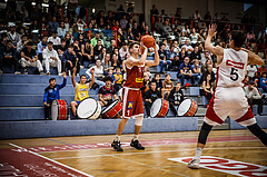 Basketball, win2day Basketball Superliga 2022/23, Grunddurchgang 1.Runde, Traiskirchen Lions, BC GGMT Vienna, David Makivic (1)