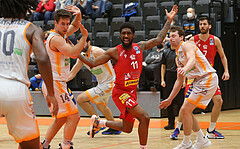 Basketball Superliga 2021/22, Grunddurchgang 9.Runde Klosterneuburg Dukes vs. Traiskirchen Lions