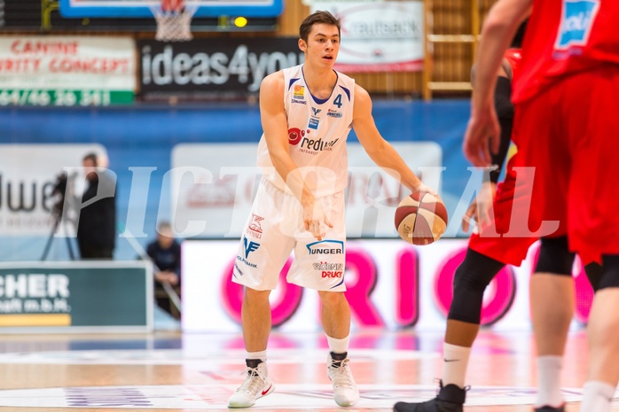 Basketball, ABL 2016/17, Grunddurchgang 21.Runde, Oberwart Gunners, WBC Wels, Jakob Szkutta (4)