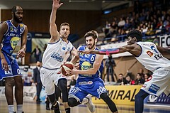Basketball, ABL 2018/19, Playoff HF Spiel 1, Oberwart Gunners, Gmunden Swans, Daniel Friedrich (6)