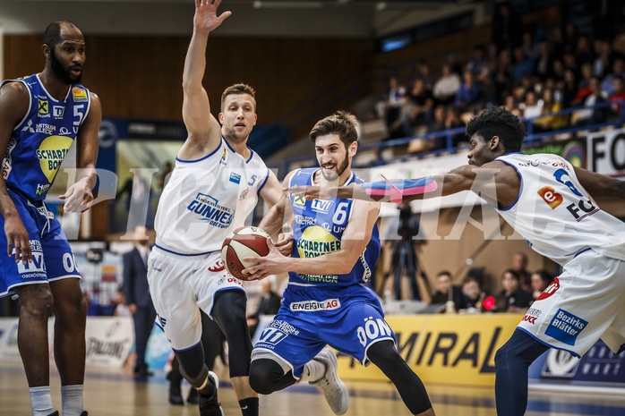 Basketball, ABL 2018/19, Playoff HF Spiel 1, Oberwart Gunners, Gmunden Swans, Daniel Friedrich (6)
