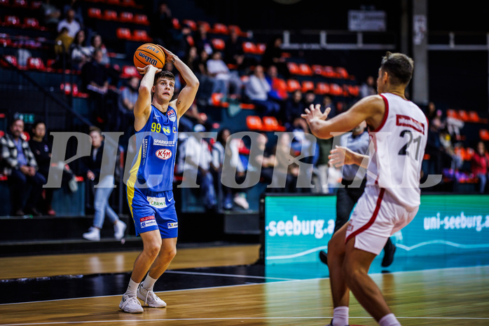Basketball, Win2Day Superliga 2024/25, Grunddurchgang 6.Runde, BC Vienna, St. Pölten, Janis Tomaschek (99)