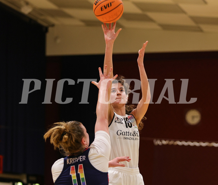 Basketball Damen Superliga 2023/24, Grunddurchgang 8.Runde Basket Flames vs. SKN St.Pölten