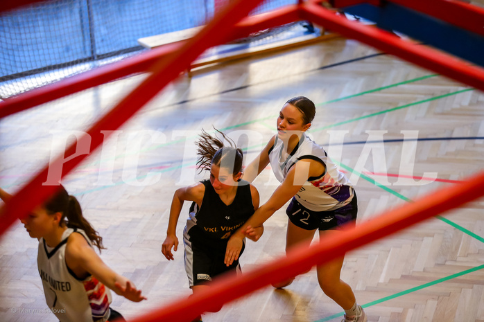 23.11.2024 Österreichischer Basketballverband 2024/25, SLWU14, Vienna United vs. VKL Vikings Swans

