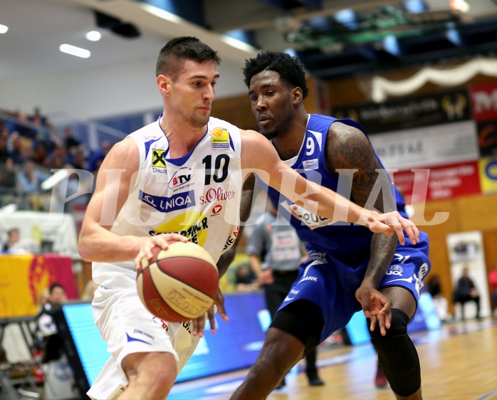 Basketball ABL 2016/17, Grunddurchgang 25.Runde Gmunden Swans vs. Oberwart Gunners