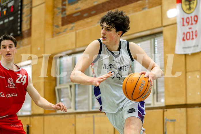 13.04.2025 Österreichischer Basketballverband 2024/25, SLMU19, Vienna United vs. SG Salzkammergut