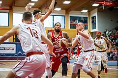 Basketball, Admiral Basketball Superliga 2019/20, Grunddurchgang 2.Runde, Traiskirchen Lions, BC Vienna, Jason Detrick (19)