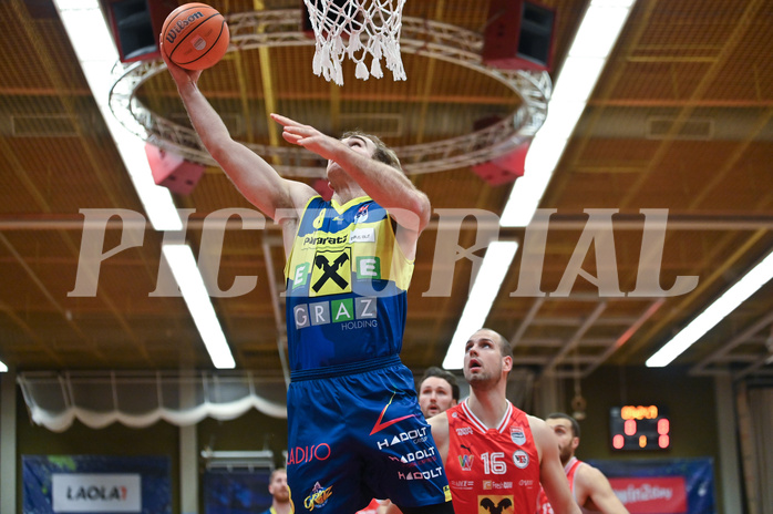 Basketball, Superliga 2024/25, Grunddurchgang 14.Runde, Flyers Wels vs. UBSC Graz,
