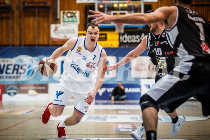Basketball, ABL 2018/19, Grunddurchgang 19.Runde, Oberwart Gunners, Flyers Wels, Sebastian Käferle (7)