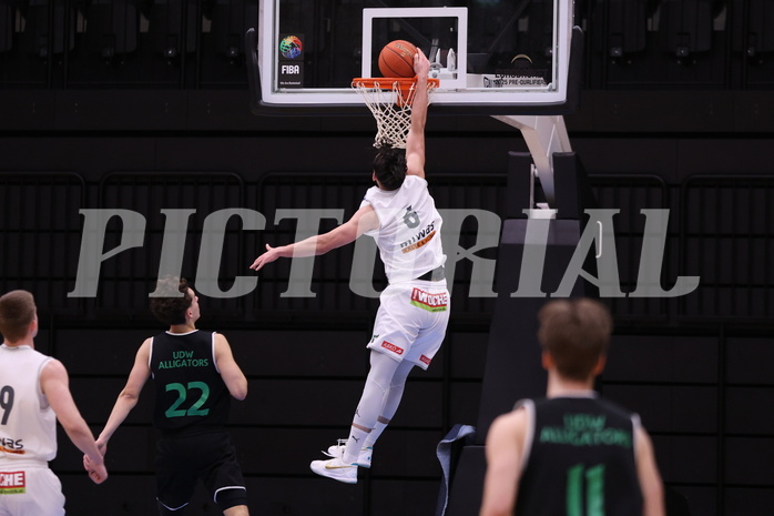 19.02.2023, Graz, Raiffeisen Sportpark Graz, Basketball Zweite Liga 2022/23, Grunddurchgang, Runde 17, Future Team Steiermark vs Union Deutsch Wagram Alligators