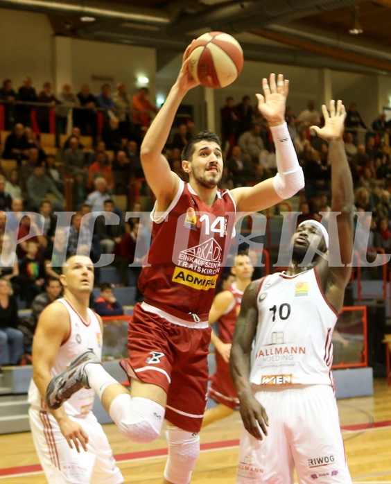 Basketball ABL 2015/16 Grunddurchgang 19.Runde Traiskirchen Lions vs. BC Vienna