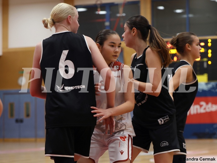 Basketball Superliga 2024/25, SLWU14 Traiskirchen Lionesses vs. ATUS Gratkorn Scorpions


