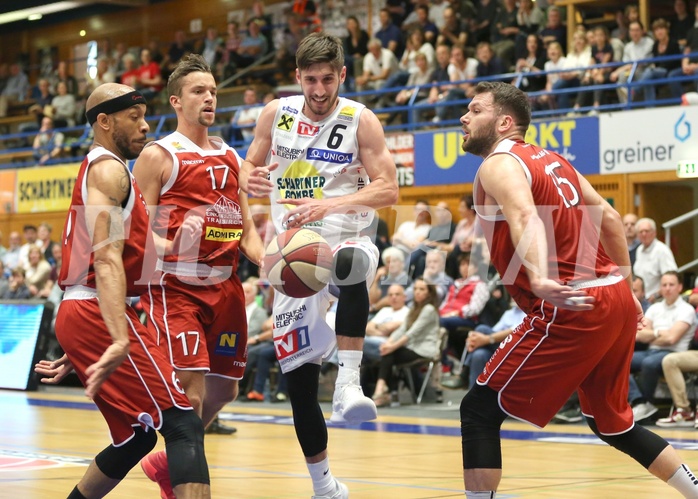 Basketball ABL 2017/18, Playoff VF Spiel 1 Gmunden Swans vs. Traiskirchen Lions


