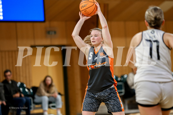 22.02.2025 Österreichischer Basketballverband 2024/25, SLWU19 Basket Flames UNION vs Basket Duchess
