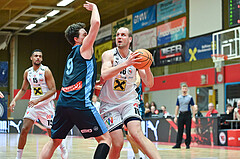Basketball, Superliga 2023/24, Grunddurchgang 22. Runde, Flyers Wels vs. Vienna Timberwolves,
