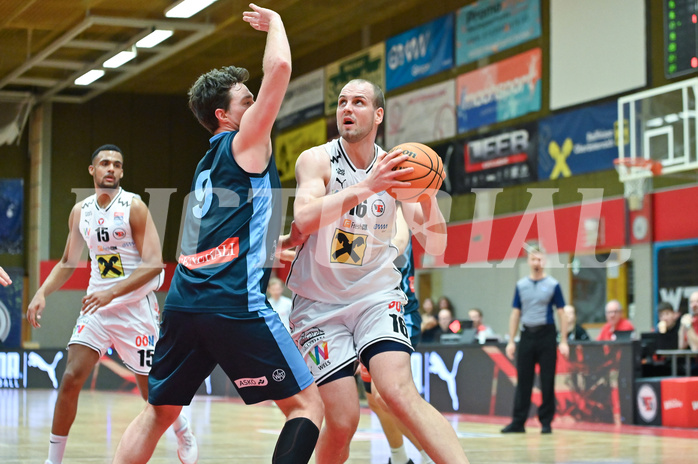 Basketball, Superliga 2023/24, Grunddurchgang 22. Runde, Flyers Wels vs. Vienna Timberwolves,
