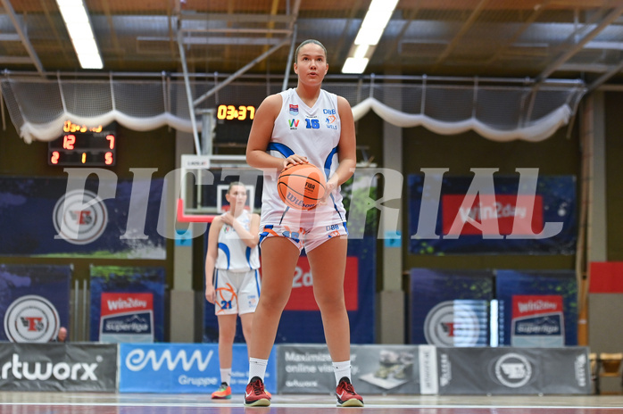 Basketball Superliga 2024/25, Supercup 1.Runde, DBB Wels vs Basket Flames Women,

