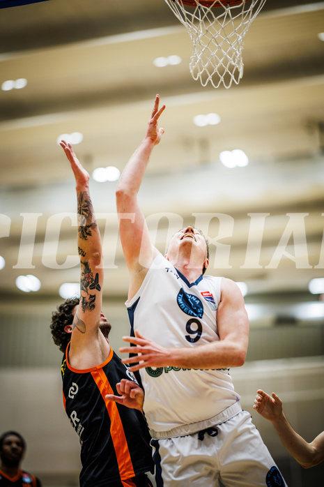 Basketball, Win2Day Superliga 2023/24, 1. Qualifikationsrunde, Vienna Timberwolves, Fürstenfeld Panthers, Philipp D'Angelo (9)