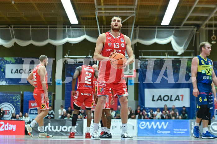 Basketball, Superliga 2024/25, Grunddurchgang 14.Runde, Flyers Wels vs. UBSC Graz,