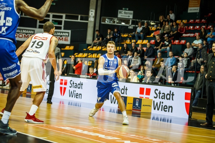 Basketball, Admiral Basketball Superliga 2019/20, Grunddurchgang 5.Runde, BC Vienna, Oberwart Gunners, Saimon Sutt (11)