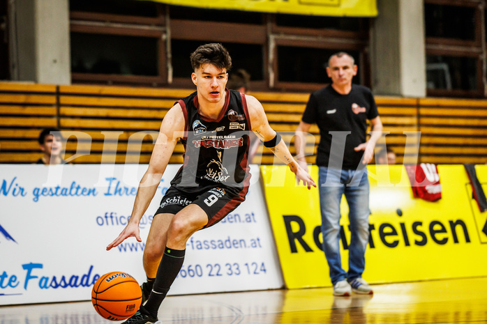 Basketball, Basketball Zweite Liga 2024/25, Grunddurchgang 17.Runde, Mattersburg Rocks, Mistelbach Mustangs, Maximilian Girschik (9)
