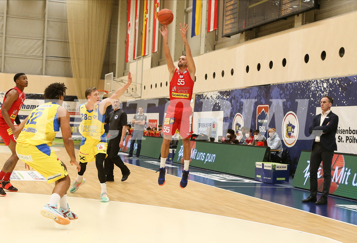 Basketball Superliga 2021/22, Grunddurchgang 17.Runde SKN St.Pölten vs. Traiskirchen Lions



