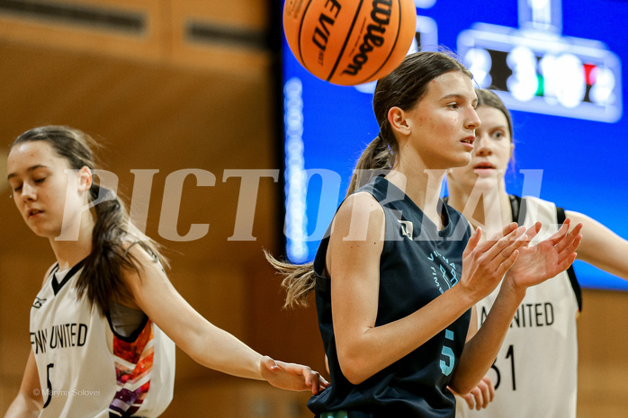 23.02.2025 Österreichischer Basketballverband 2024/25, SLWU14 Vienna United vs. Vienna Timberwolves