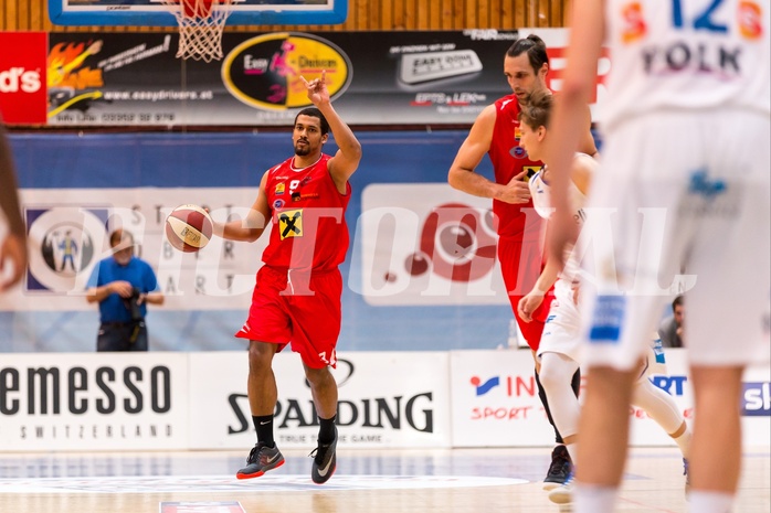 Basketball, ABL 2016/17, Playoff HF Spiel 1, Oberwart Gunners, WBC Wels, Lorenzo O'Neal (9)